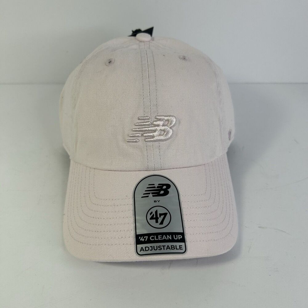 New Balance '47 Brand Core Clean Up Adjustable Hat Linen Light Pink